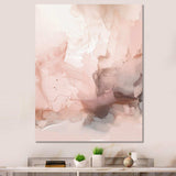 Pink Delicate Abstract Marble I - Abstract Canvas Wall Art