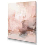 Pink Delicate Abstract Marble I - Abstract Canvas Wall Art