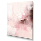 Pink Delicate Abstract Marble IV - Abstract Canvas Wall Art