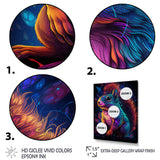 Colorful Squirrel - Blue Squirrel Wall Art