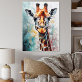 Abstract Giraffe Portrait - Giraffe Home Decor Art