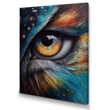 Blue Spiritual Owl Eye - Owl Bedroom Wall Art