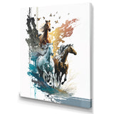 Three Horse Stampede - Horse Wall Decor