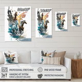 Three Horse Stampede - Horse Wall Decor