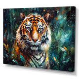 Colorful Tiger In The Wild - Yellow Tiger Wall Art