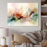 Delicate Floral Impressions I - Floral Canvas Wall Art