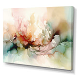 Delicate Floral Impressions I - Floral Canvas Wall Art