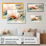 Delicate Floral Impressions I - Floral Canvas Wall Art