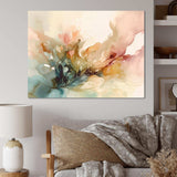 Delicate Floral Impressions II - Floral Canvas Wall Art