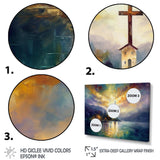 Religious Cross Reflections - Spiritual Canvas Wall Art