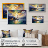 Religious Cross Reflections - Spiritual Canvas Wall Art