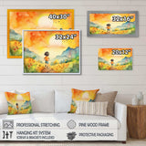 Child Running Free - Fantasy Canvas Wall Art