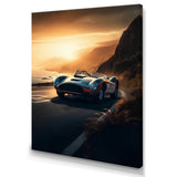 Yellow And Black Artistic Tributes To Retro Cars - Cars Retro Canvas Wall Art