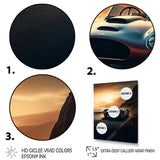 Yellow And Black Artistic Tributes To Retro Cars - Cars Retro Canvas Wall Art
