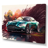 Beautiful Vintage Fast Cars - Cars Luxury Canvas Wall Art