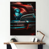 Black And Silver Retro Rides I - Cars Retro Canvas Wall Art