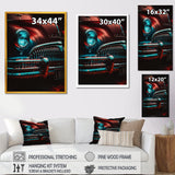 Black And Silver Retro Rides I - Cars Retro Canvas Wall Art