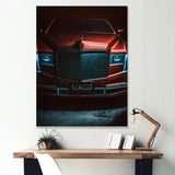Red And Silver Retro Rides I - Cars Retro Canvas Wall Art