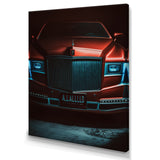 Red And Silver Retro Rides I - Cars Retro Canvas Wall Art