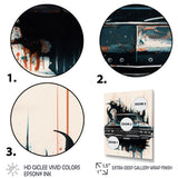 Black And Cream Expressions Of Classic Cars - Cars Retro Canvas Wall Art