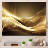 Gold Elegant Modern Sofa III - Abstract Canvas Wall Art