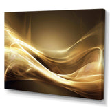 Gold Elegant Modern Sofa III - Abstract Canvas Wall Art