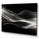 Black White Contemplative Abstraction I - Abstract Canvas Wall Art