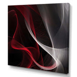 Red Black Contemplative Abstraction I - Abstract Canvas Wall Art