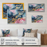 Exploring The Depths Of Pink Geode IV - Abstract Canvas Wall Art