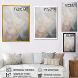 Gold And Grey Line Art In Motion II - Abstract Canvas Wall Art