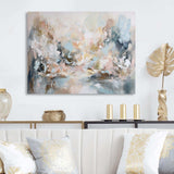 Delicate Brushstrokes Abstract Painting IV - Abstract Canvas Wall Art