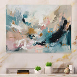 Delicate Brushstrokes Abstract Painting V - Abstract Canvas Wall Art