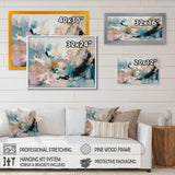 Delicate Brushstrokes Abstract Painting V - Abstract Canvas Wall Art