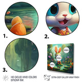 Cute Bunny - Rabbit Bedroom Wall Art