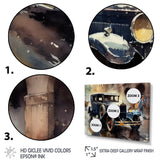 Blue And Brown Iconic Cars - Cars Retro Canvas Wall Art