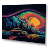 Black And Blue The Art Of Muscle - Cars American Muscle Canvas Wall Art