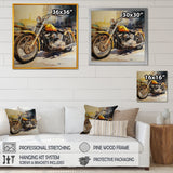 Motorcycle Freedom On Two Wheels - Motorcycle Canvas Wall Art