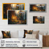 Forest Escape Cabin I - Landscapes Canvas Wall Art