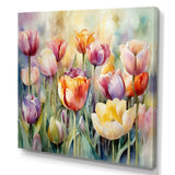 Garden Of Tulips - Floral Canvas Wall Art