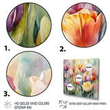 Garden Of Tulips - Floral Canvas Wall Art