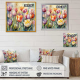 Garden Of Tulips - Floral Canvas Wall Art