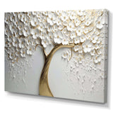 White Orchid Tree Garden Of Branches V - Landscapes Canvas Wall Art