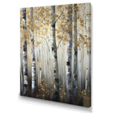 Birch Tree Forest Wonderland V - Landscapes Canvas Wall Art