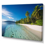 Ocean Blue Paradise - Landscapes Canvas Wall Art