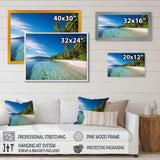 Ocean Blue Paradise - Landscapes Canvas Wall Art