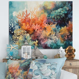 Vibrant Coral Reef I - Landscapes Canvas Wall Art