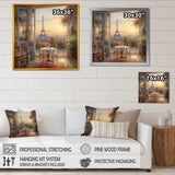 Beautiful Eiffel Tower In Paris II - Cityscapes Canvas Wall Art