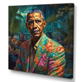 Obama Miami Vibes I - People Canvas Wall Art