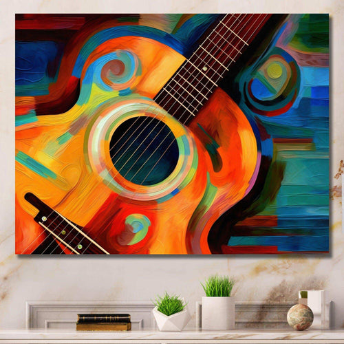 Music In Color I - Music Canvas Wall Art
