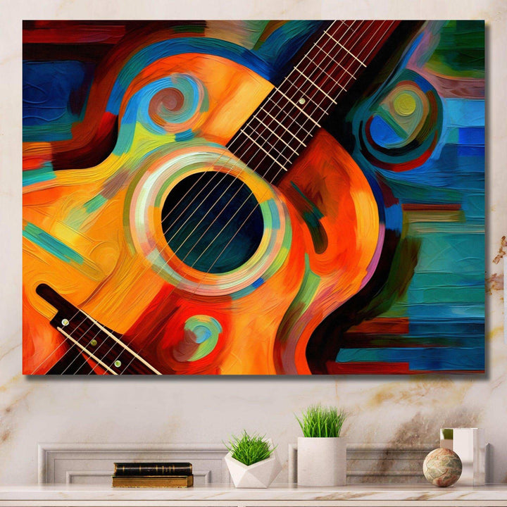 Music In Color I - Music Canvas Wall Art